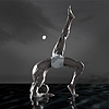 One Legged Inverted Staff Pose I (Eka Pada Viparita Dadasana I)<br>
Benefits. 
Expands the chest fully as it tones the spine. An Exhilarating pose that also soothes the mind. This pose also gives similar effects as the head stand.
